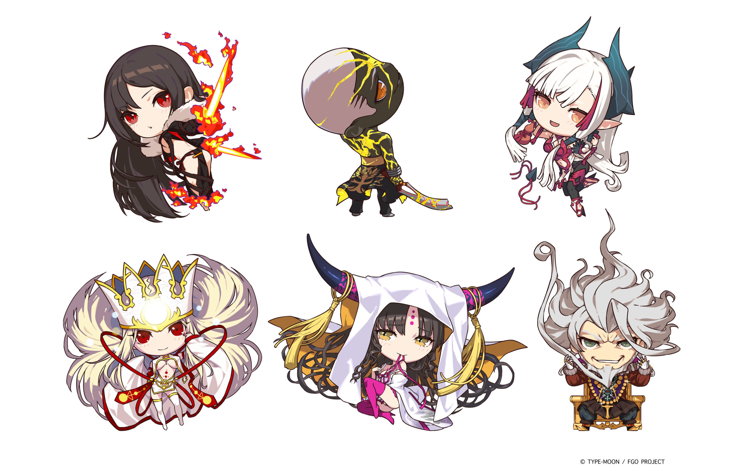 Fate/Grand Order Servant Art Chronicle -最終再臨展-」ミニキャラ 